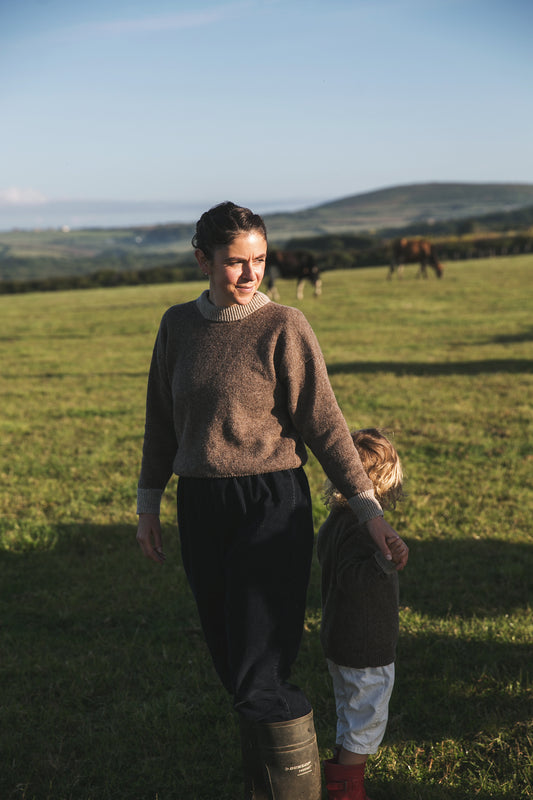 Adult Shetland Wool Jumper - The Crofter